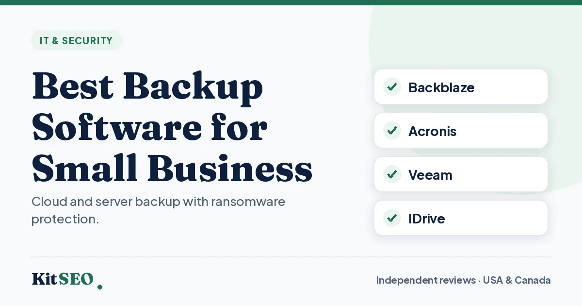 Best Backup Software