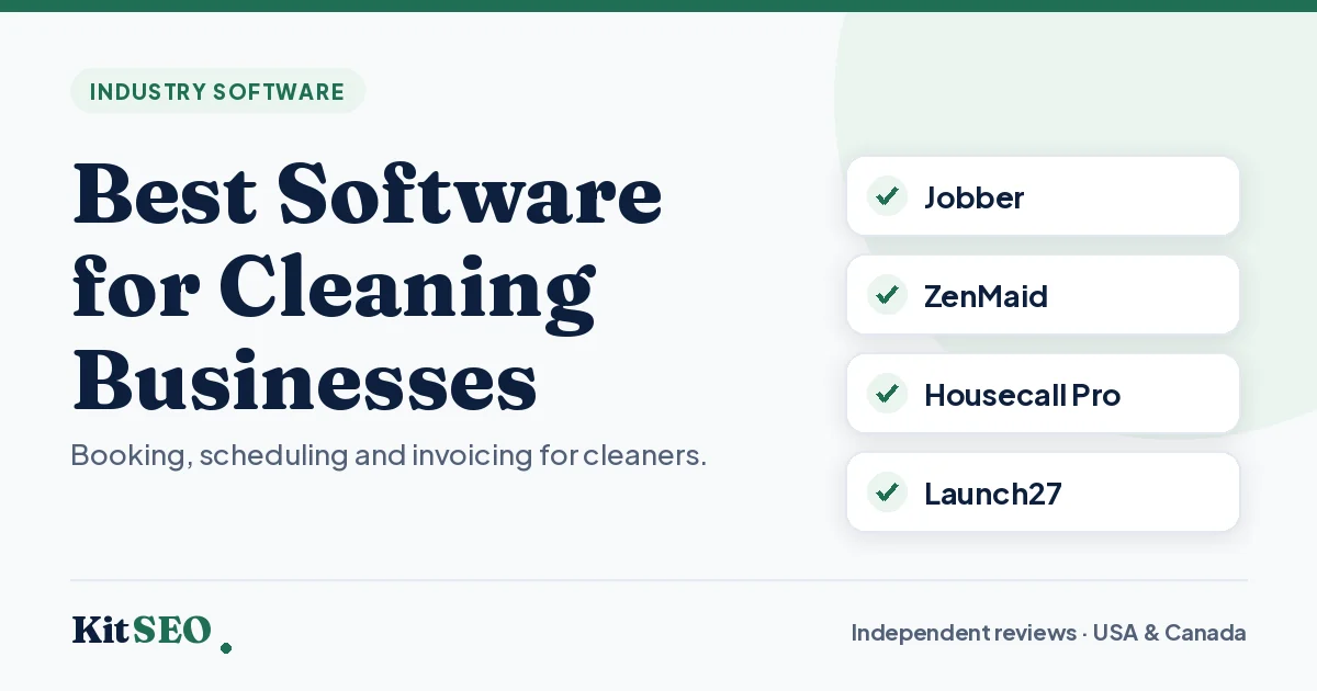 Home Best Software for Cleaning Businesses