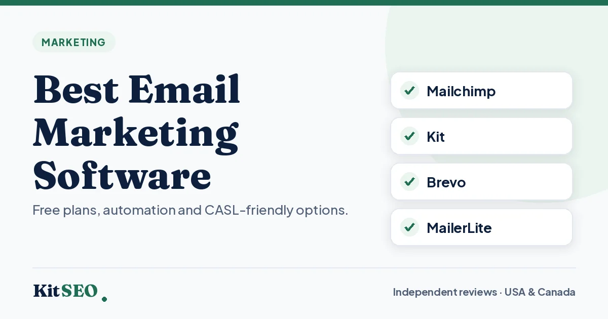 Best Email Marketing Software