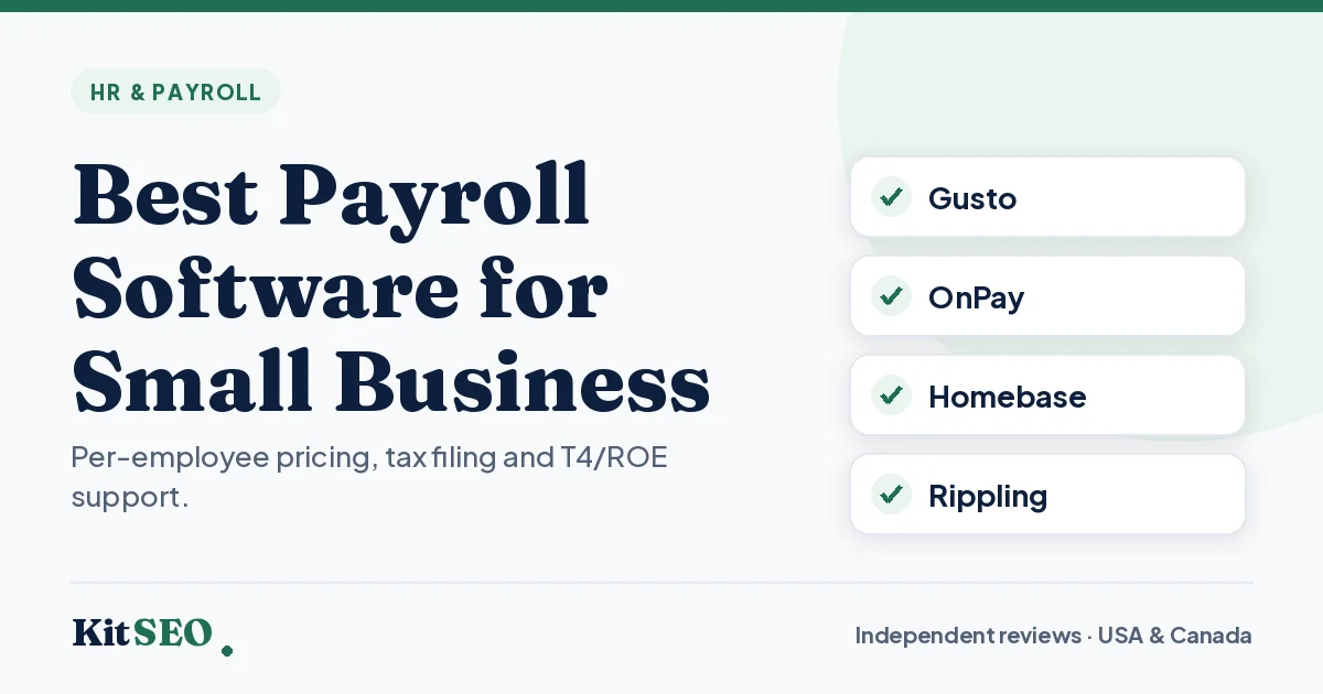Best Payroll Software