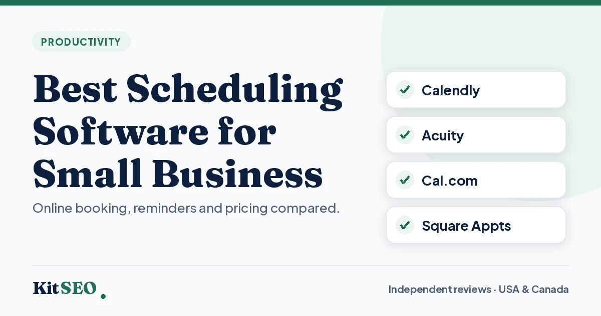 Best Scheduling Software