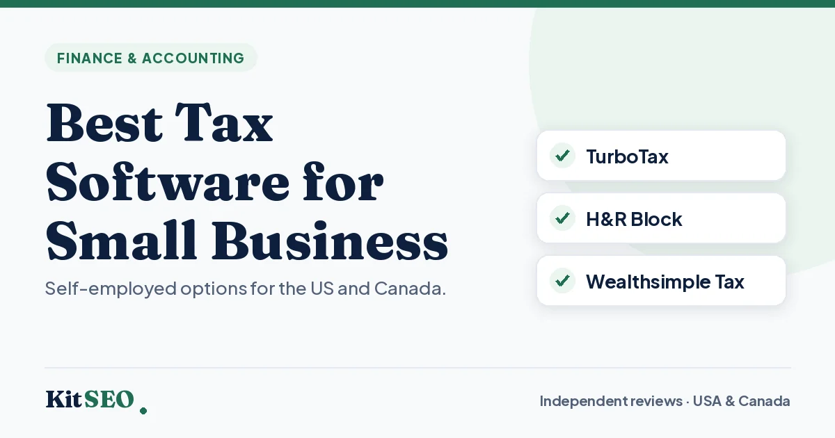 Best Tax Software for Small Business