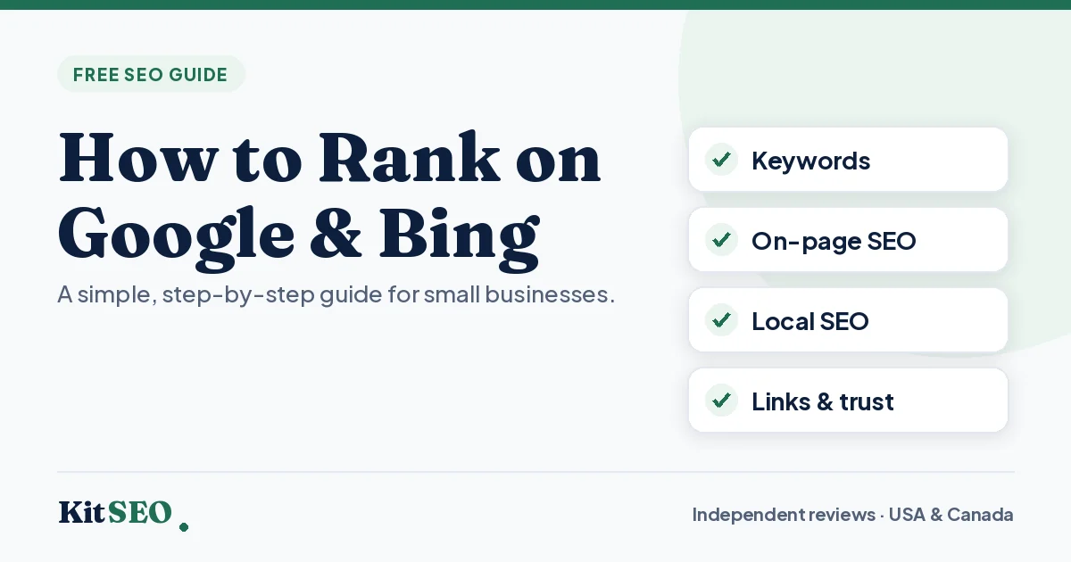 How to Rank on Google & Bing