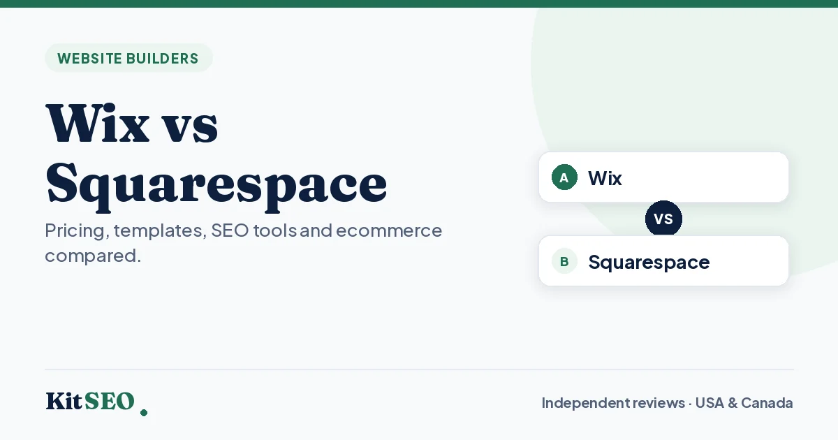 Wix vs Squarespace